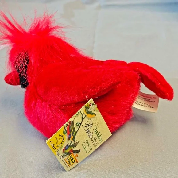SINGING BIRD, PLAYS REAL BIRD CALLS, RED CARDINAL, 6 L x 4 ½ W x 4 ¾ H INCH PLUS - Picture 4 of 16